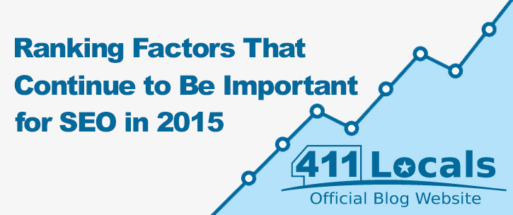 2015 most important seo ranking factors 411locals